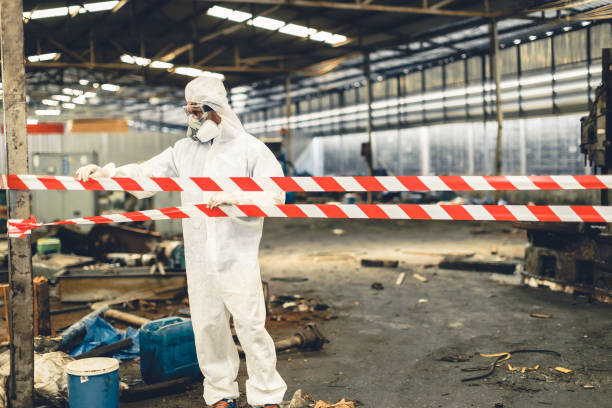 Professional Biohazard technician working in Springfield, TN